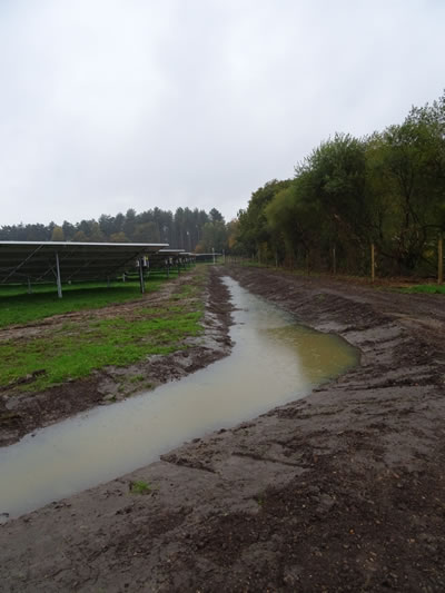 solar farm access tracks